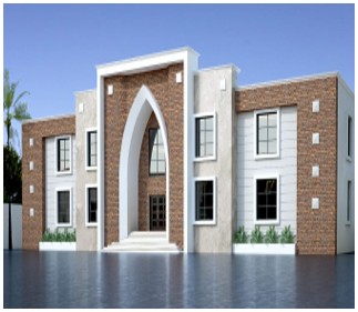 Architectural rendering of the Asim Law College building
